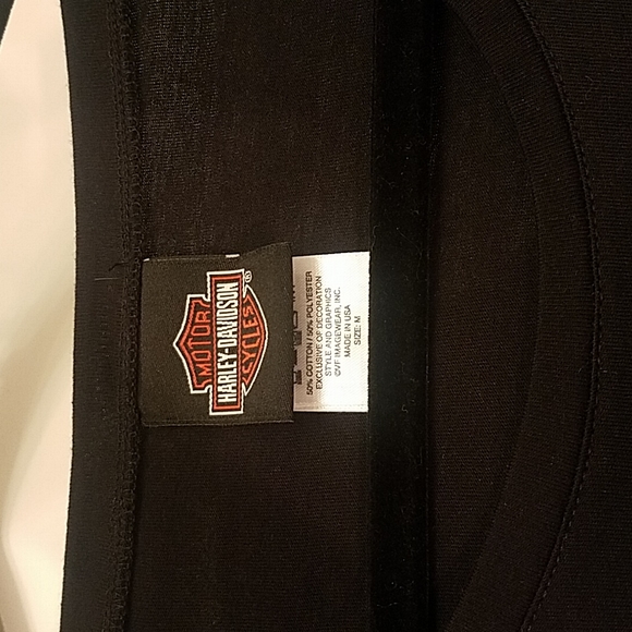 Harley Davidson long sleeved t shirt. Medium - Picture 3 of 4